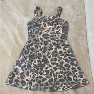 Abercrombie Kids Stylish Leopard Print Kids Dress
